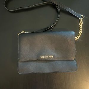 Jet set black Michael Kors hand bag